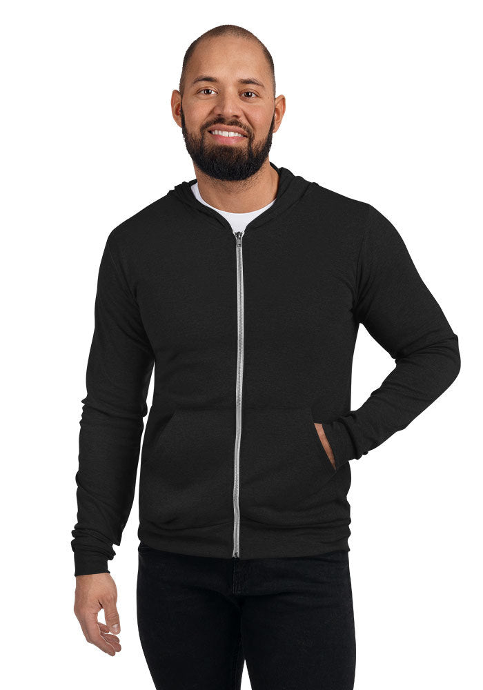 3939 Unisex Triblend Lightweight Zip Hoodie - The Rad Studio