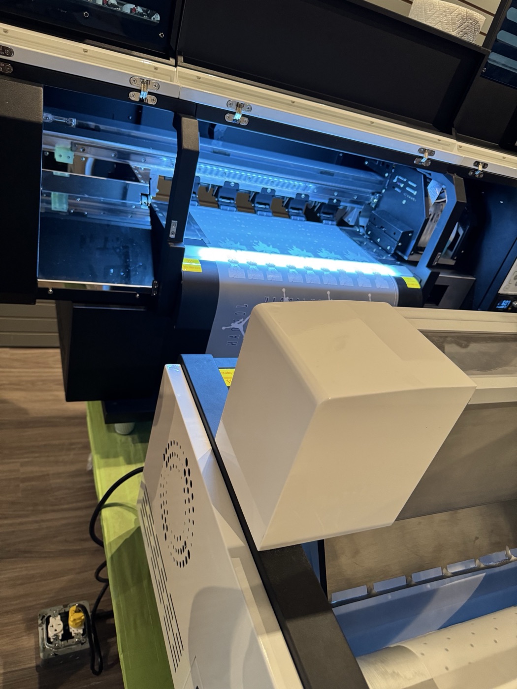 Custom printing production process at The RAD Studio in Stratford Ontario